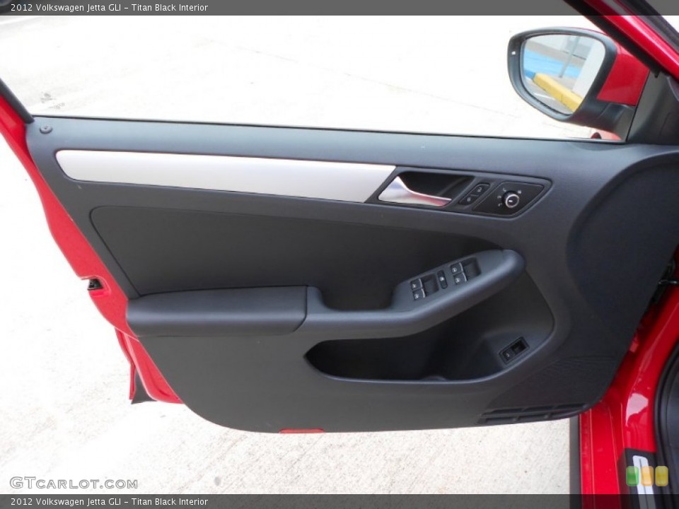 Titan Black Interior Door Panel for the 2012 Volkswagen Jetta GLI #59910635