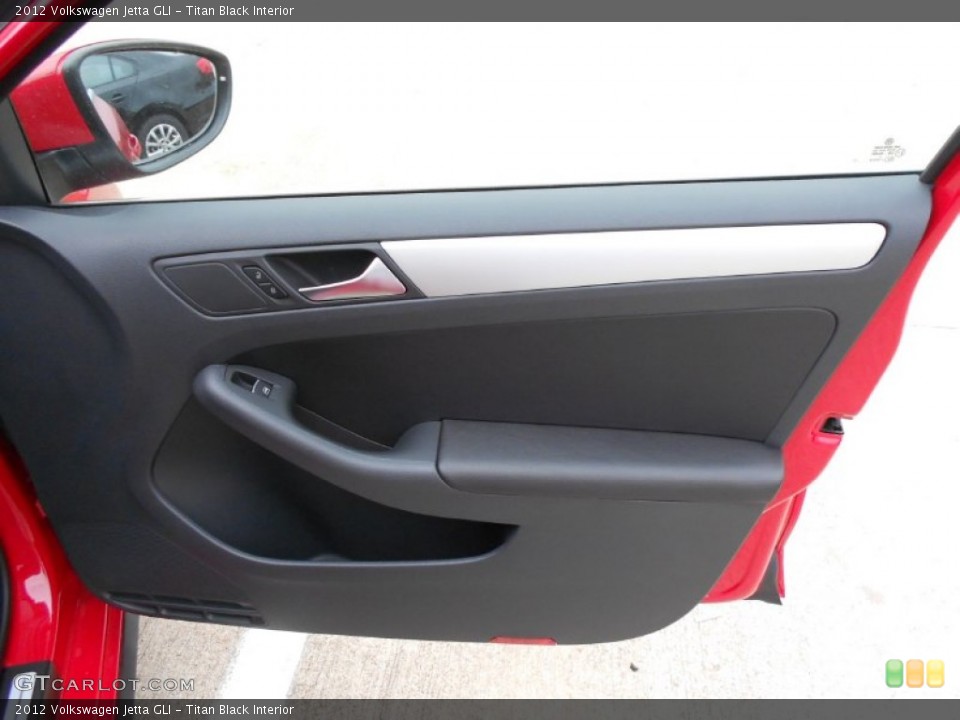 Titan Black Interior Door Panel for the 2012 Volkswagen Jetta GLI #59910656