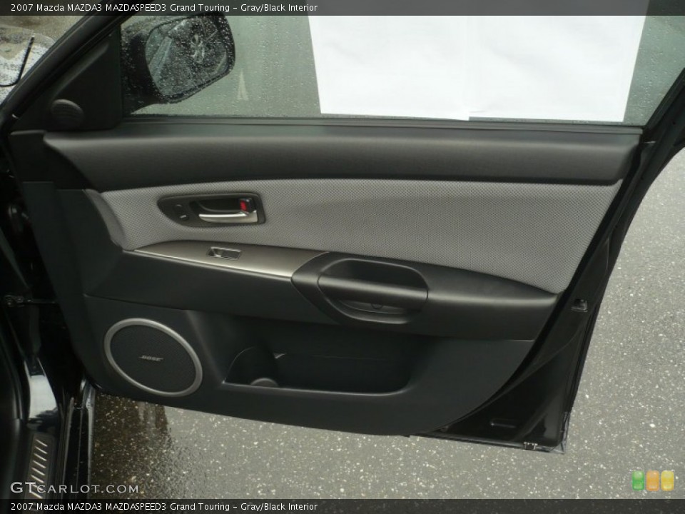 Gray/Black Interior Door Panel for the 2007 Mazda MAZDA3 MAZDASPEED3 Grand Touring #59911400