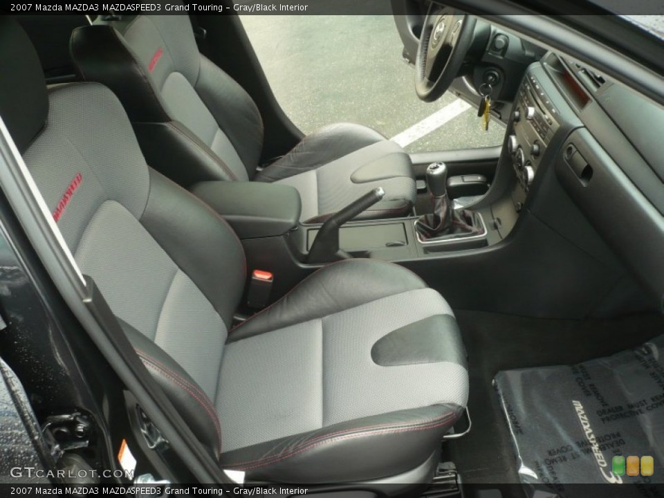 Gray/Black Interior Photo for the 2007 Mazda MAZDA3 MAZDASPEED3 Grand Touring #59911409