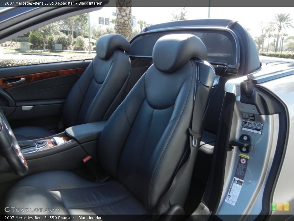 Black Interior Photo for the 2007 Mercedes-Benz SL 550 Roadster #59912669