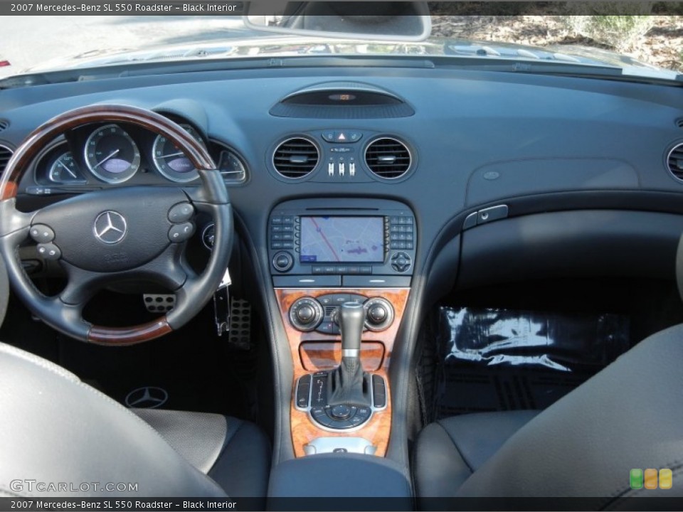 Black Interior Dashboard for the 2007 Mercedes-Benz SL 550 Roadster #59912732