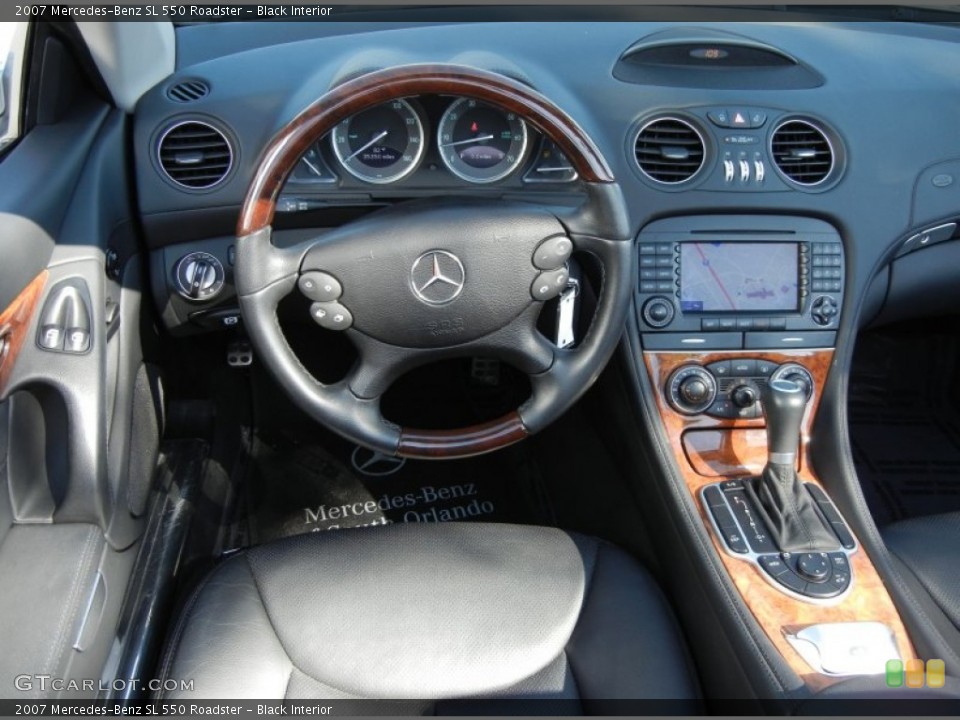 Black Interior Dashboard for the 2007 Mercedes-Benz SL 550 Roadster #59912741