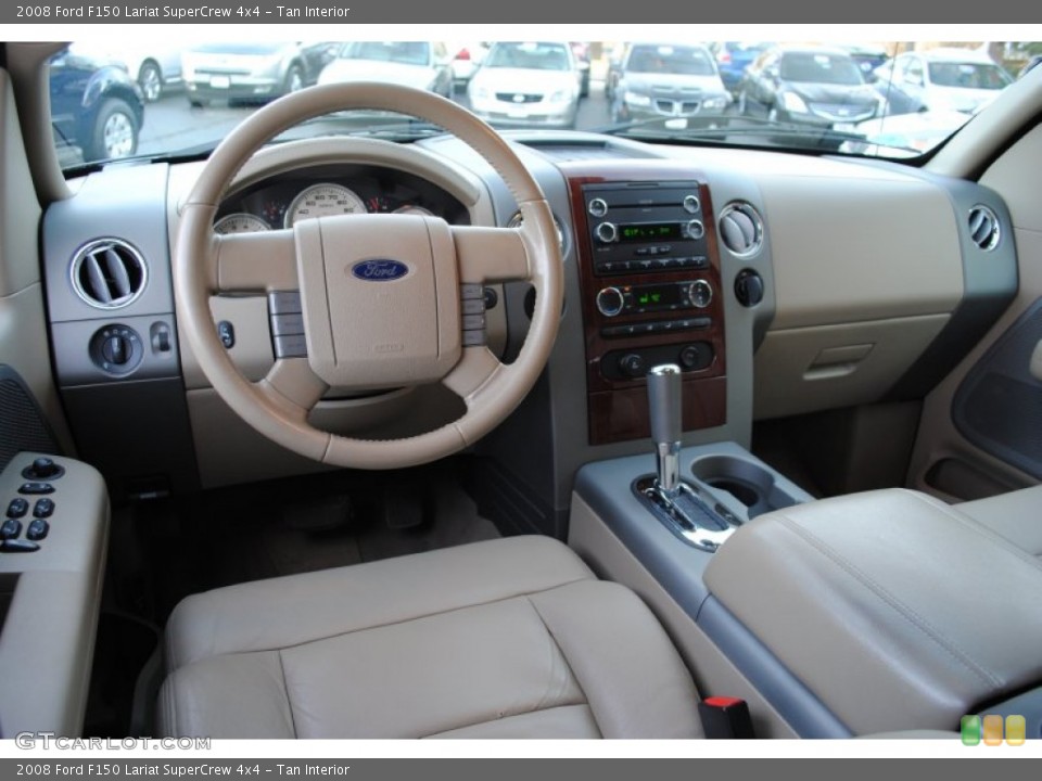 Tan Interior Dashboard for the 2008 Ford F150 Lariat SuperCrew 4x4 #59912822