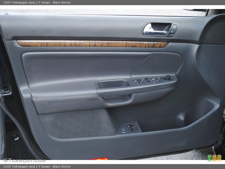 Black Interior Door Panel for the 2005 Volkswagen Jetta 2.5 Sedan #59912935