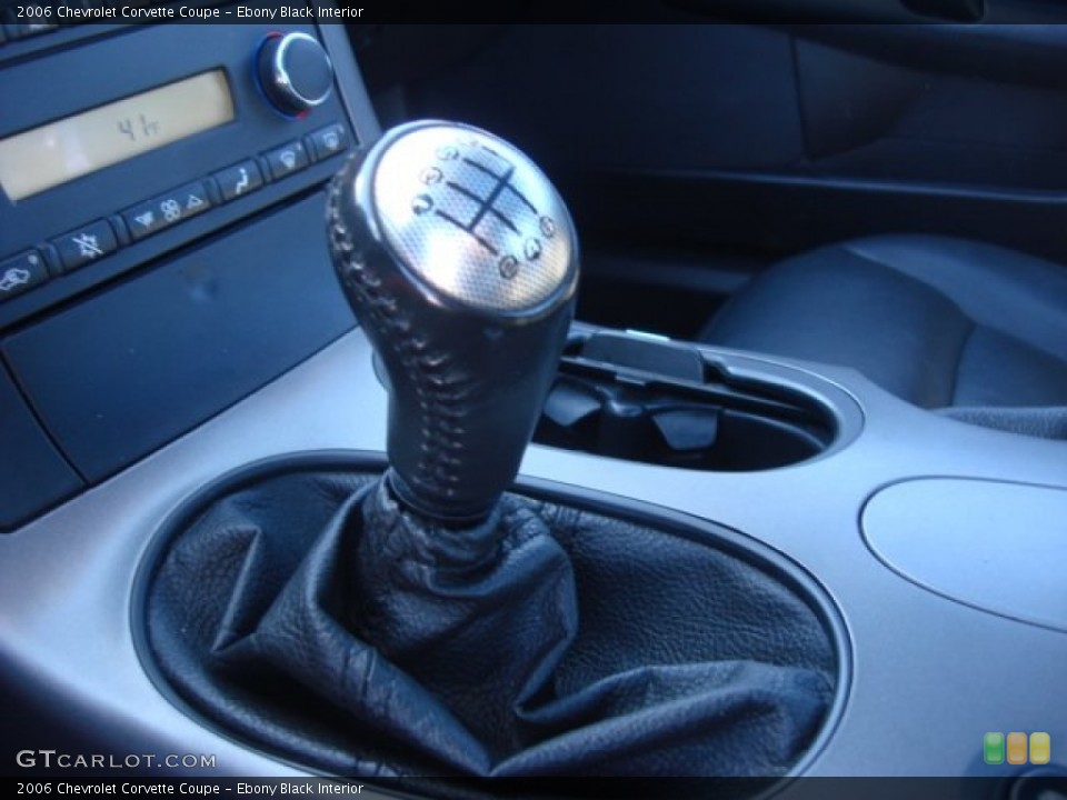 Ebony Black Interior Transmission for the 2006 Chevrolet Corvette Coupe #59915582