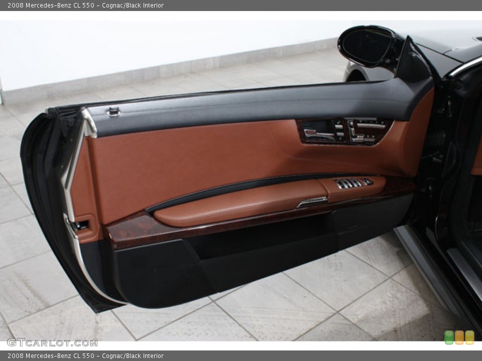 Cognac/Black Interior Door Panel for the 2008 Mercedes-Benz CL 550 #59916797