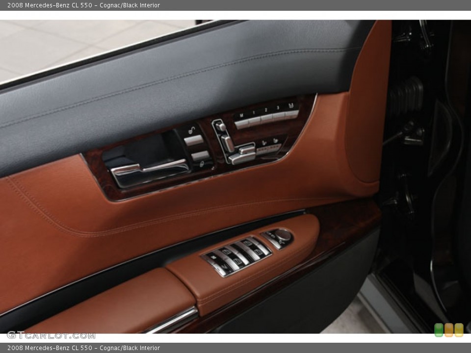 Cognac/Black Interior Controls for the 2008 Mercedes-Benz CL 550 #59916803