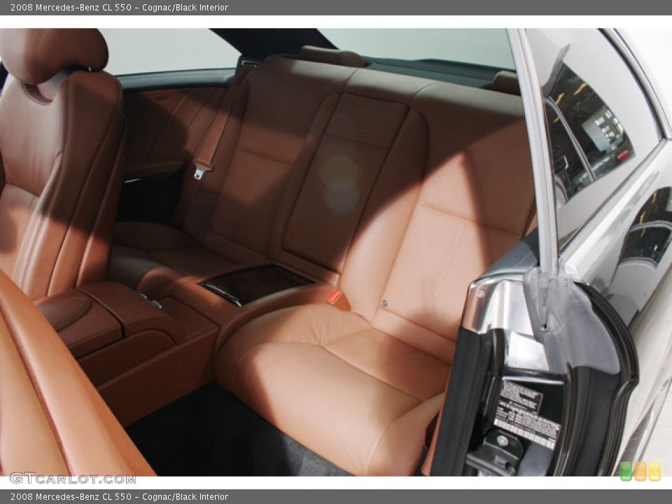 Cognac/Black Interior Photo for the 2008 Mercedes-Benz CL 550 #59916824