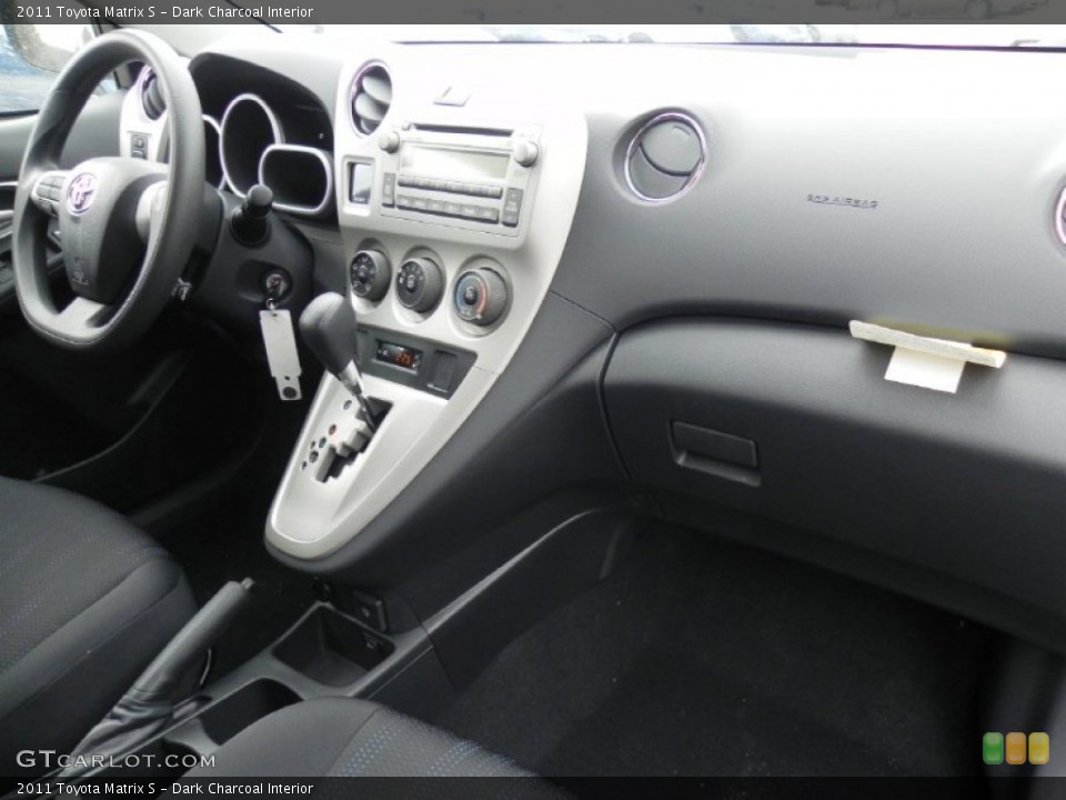 Dark Charcoal Interior Dashboard for the 2011 Toyota Matrix S #59917877