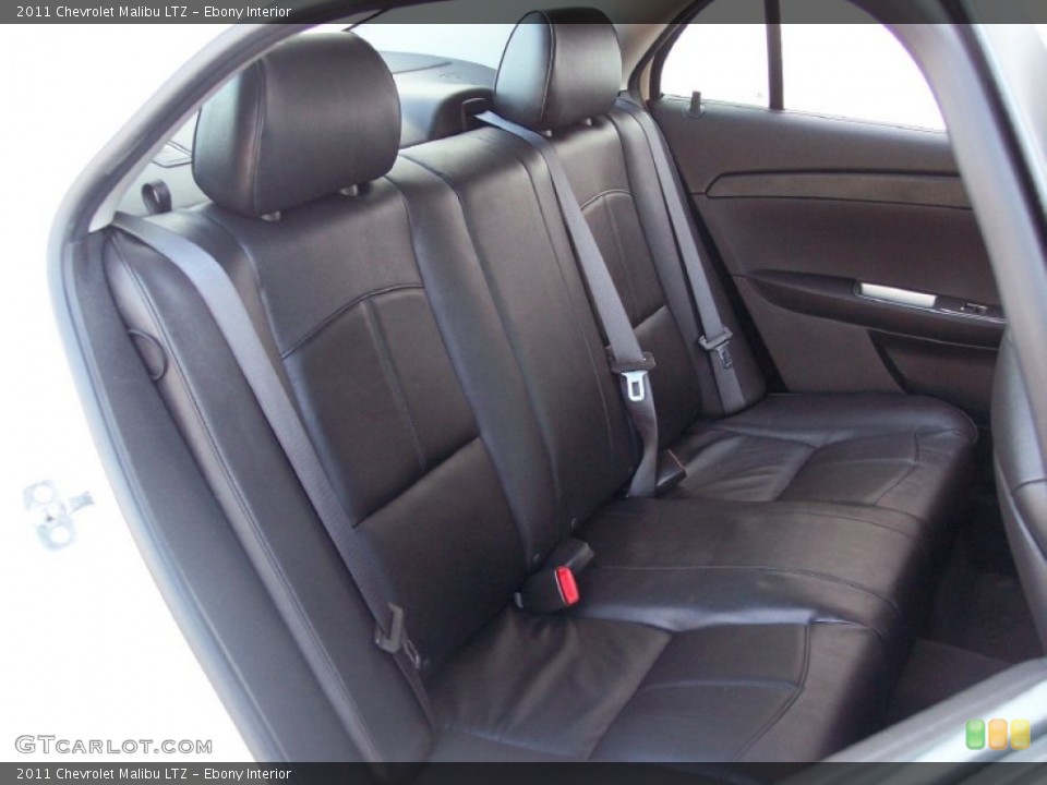 Ebony Interior Rear Seat for the 2011 Chevrolet Malibu LTZ #59919053