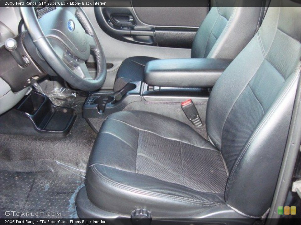 Ebony Black Interior Photo for the 2006 Ford Ranger STX SuperCab #59921480
