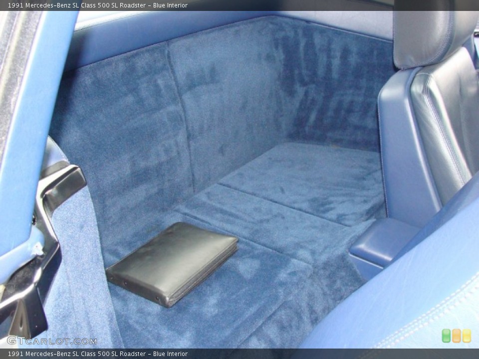 Blue Interior Photo for the 1991 Mercedes-Benz SL Class 500 SL Roadster #59923931