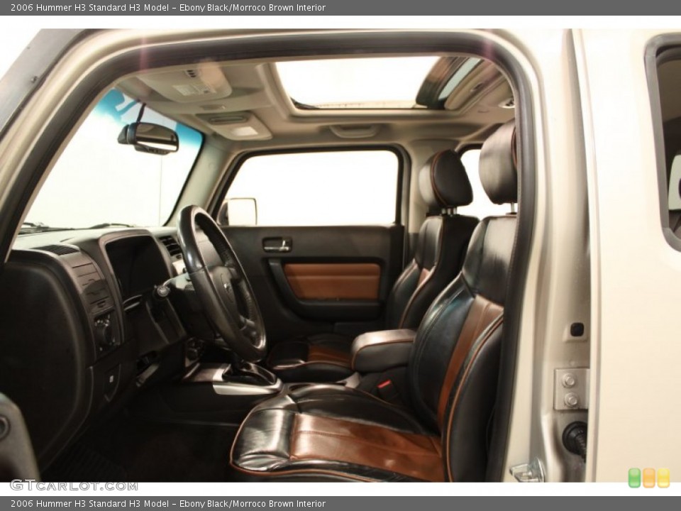 Ebony Black/Morroco Brown Interior Photo for the 2006 Hummer H3  #59925038