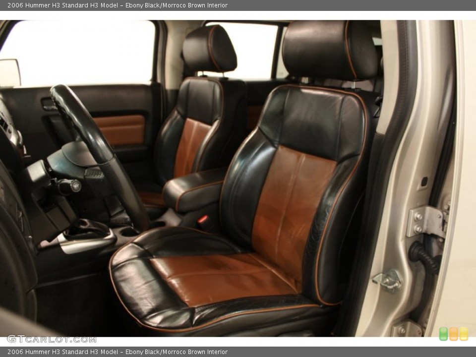 Ebony Black/Morroco Brown Interior Photo for the 2006 Hummer H3  #59925047