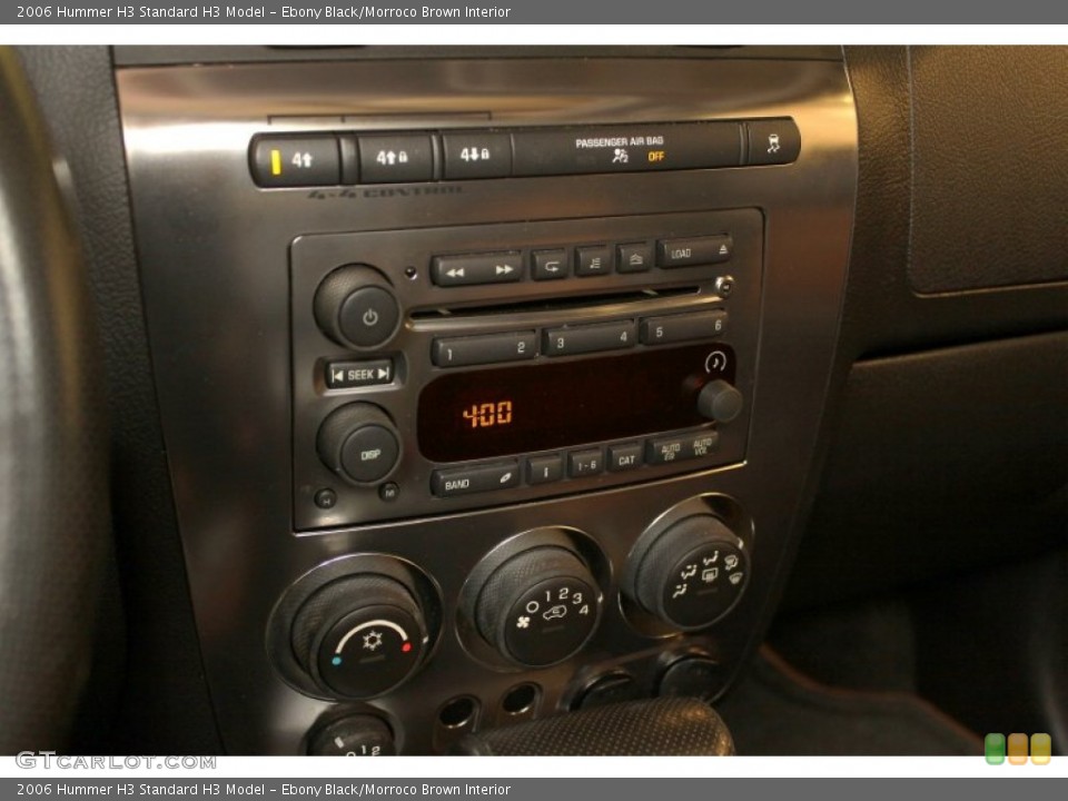 Ebony Black/Morroco Brown Interior Controls for the 2006 Hummer H3  #59925065