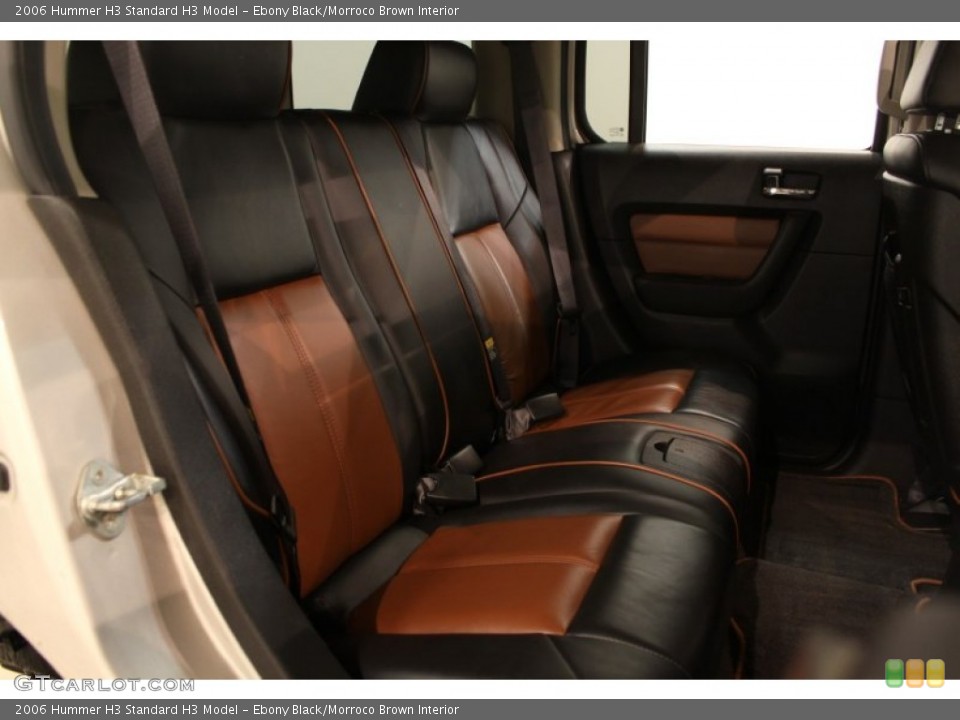 Ebony Black/Morroco Brown Interior Photo for the 2006 Hummer H3  #59925098