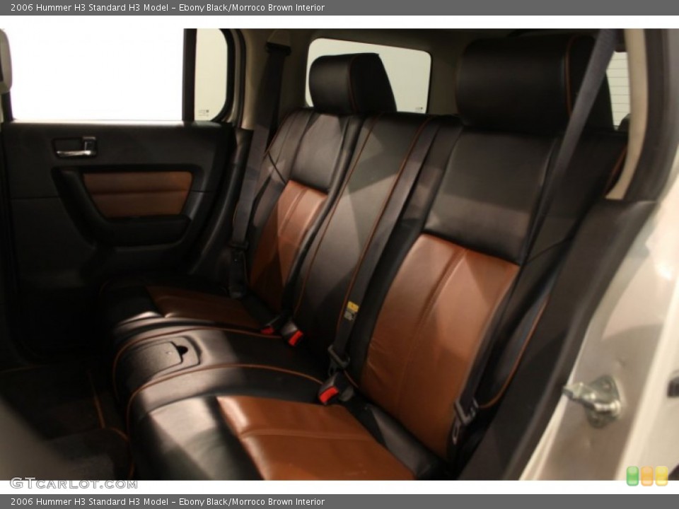 Ebony Black/Morroco Brown Interior Photo for the 2006 Hummer H3  #59925107