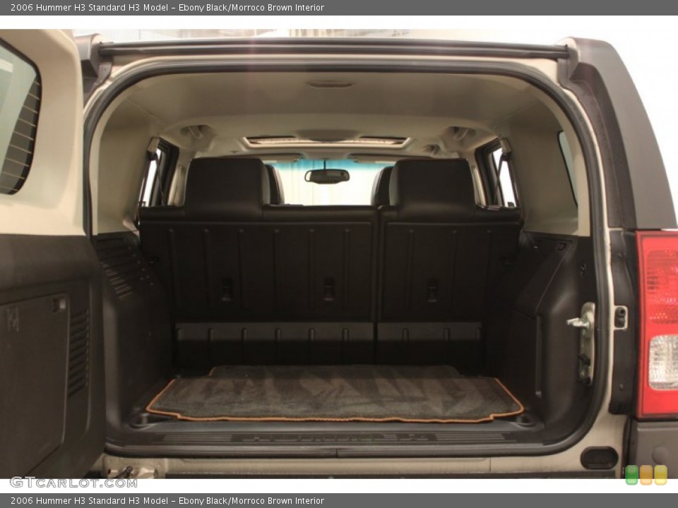 Ebony Black/Morroco Brown Interior Trunk for the 2006 Hummer H3  #59925116