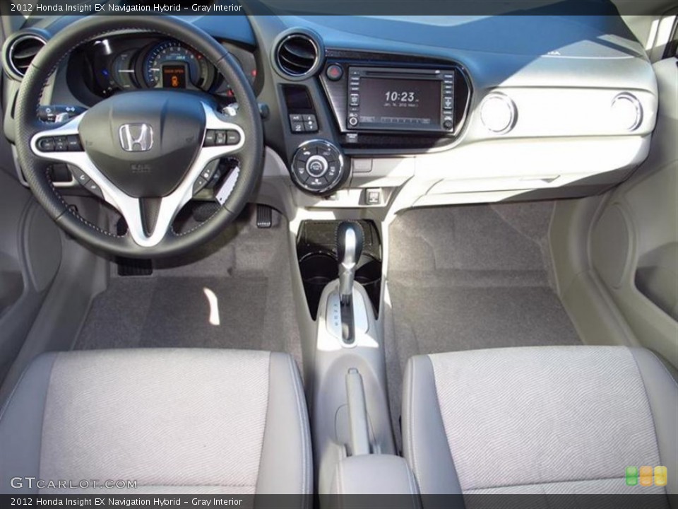 Gray Interior Dashboard for the 2012 Honda Insight EX Navigation Hybrid #59925446