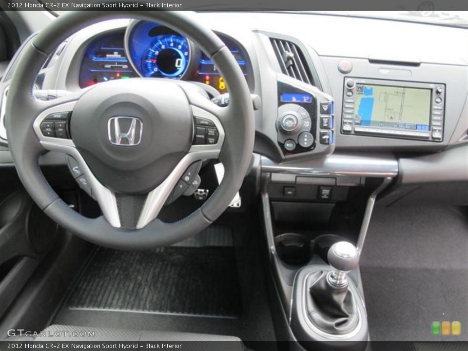 Black Interior Dashboard for the 2012 Honda CR-Z EX Navigation Sport Hybrid #59925537
