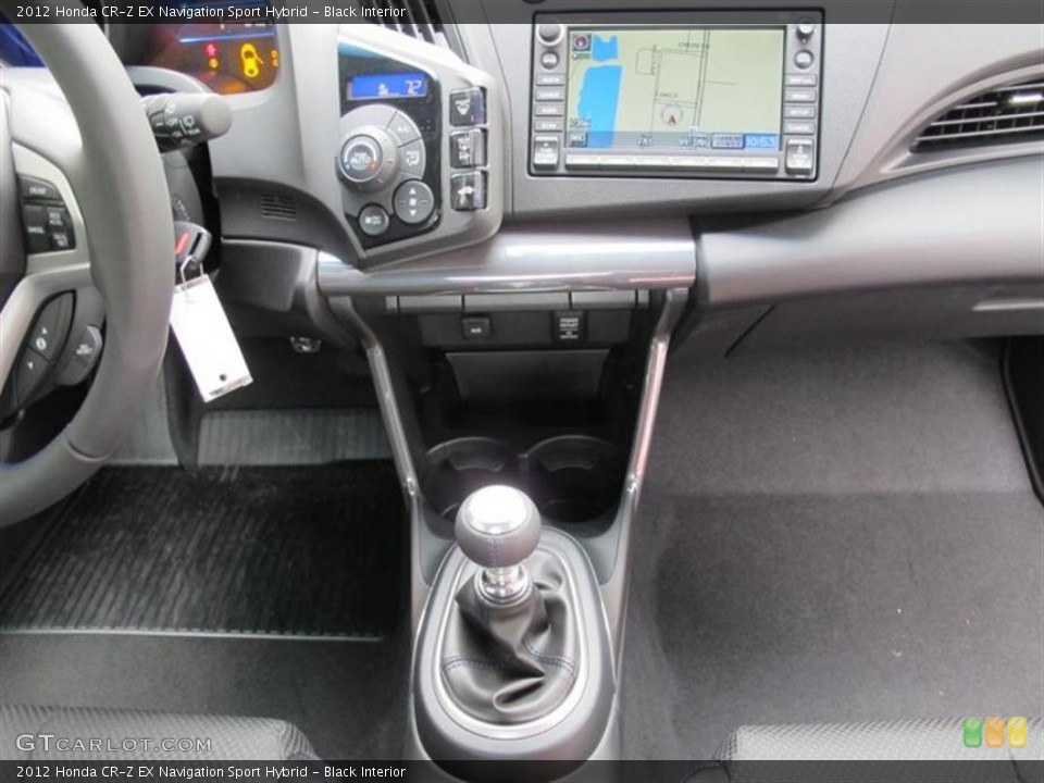 Black Interior Controls for the 2012 Honda CR-Z EX Navigation Sport Hybrid #59925557