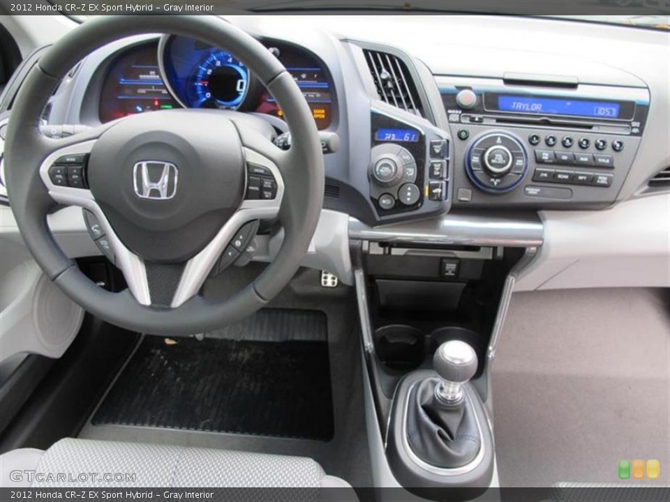 Gray Interior Controls for the 2012 Honda CR-Z EX Sport Hybrid #59925635
