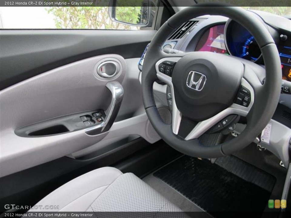 Gray Interior Photo for the 2012 Honda CR-Z EX Sport Hybrid #59925644