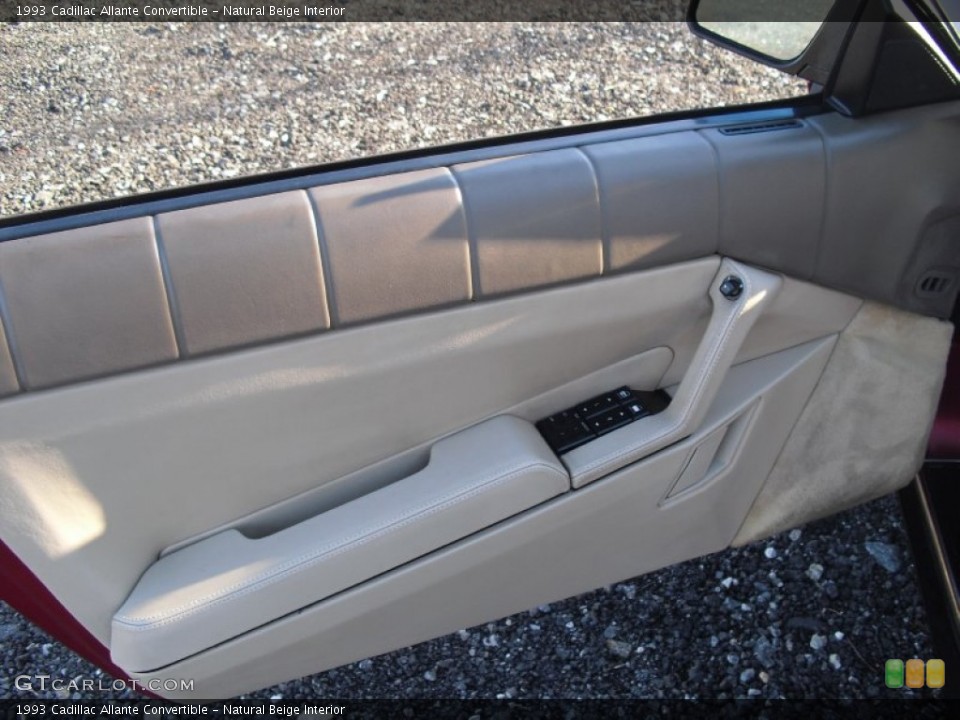 Natural Beige Interior Door Panel for the 1993 Cadillac Allante Convertible #59926913