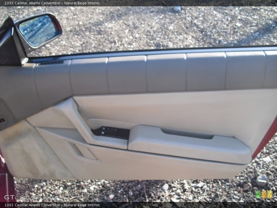 Natural Beige Interior Door Panel for the 1993 Cadillac Allante Convertible #59926922