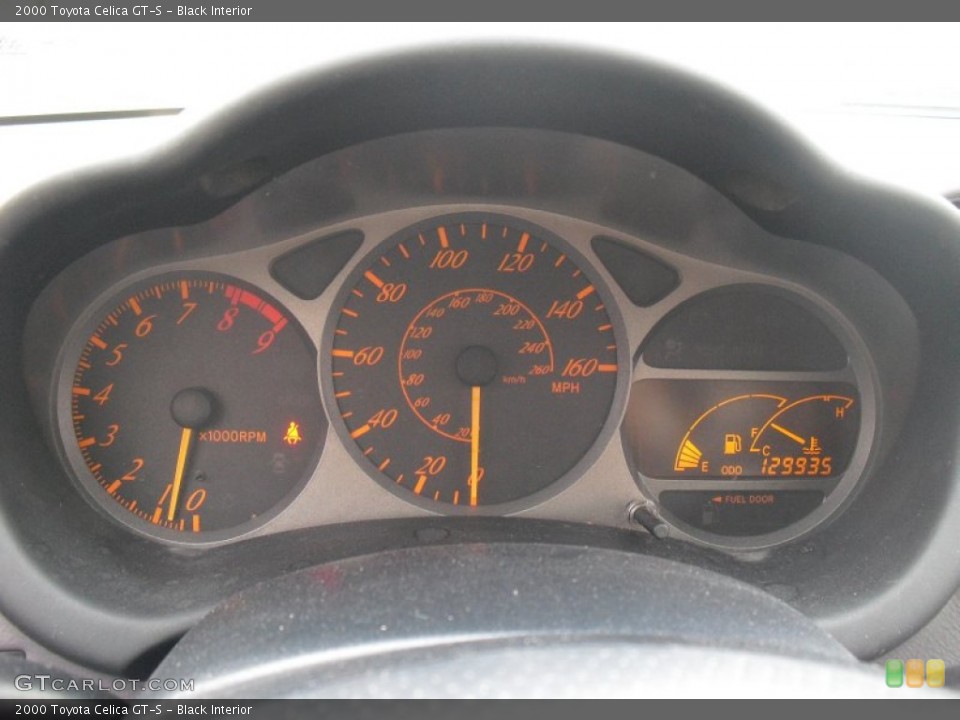 Black Interior Gauges for the 2000 Toyota Celica GT-S #59927606