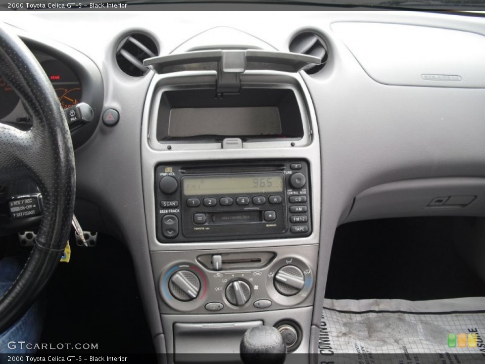 Black Interior Controls for the 2000 Toyota Celica GT-S #59927621