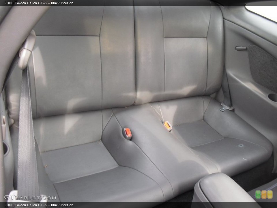 Black Interior Rear Seat for the 2000 Toyota Celica GT-S #59927681
