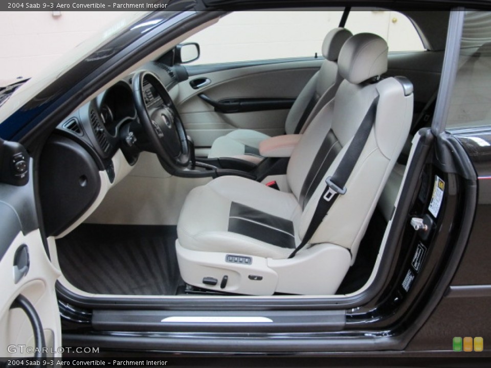 Parchment Interior Front Seat for the 2004 Saab 9-3 Aero Convertible #59928107