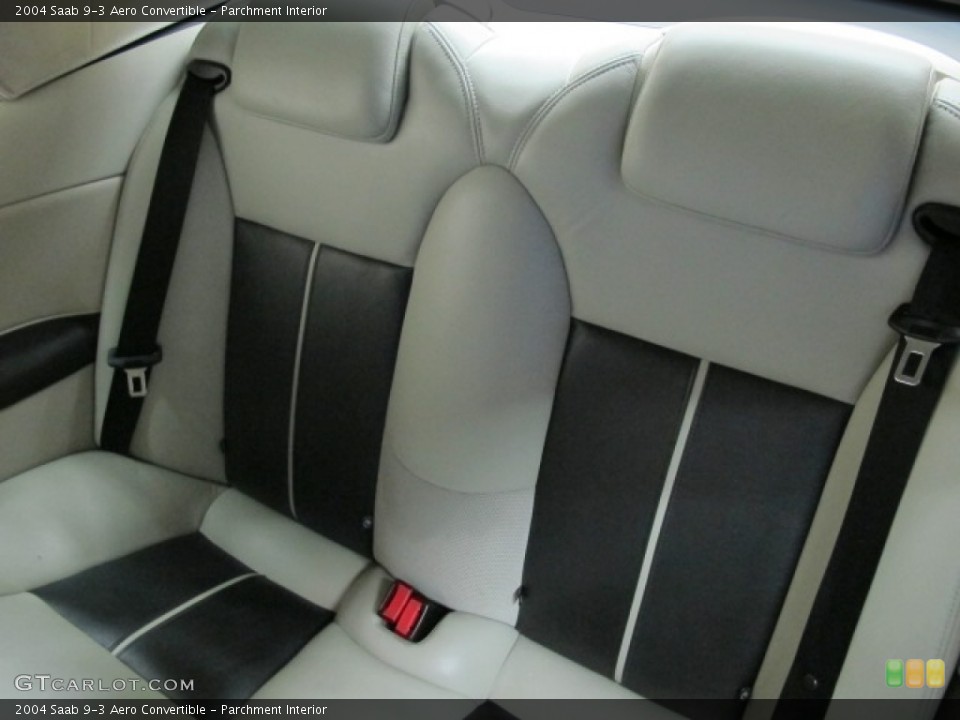 Parchment Interior Rear Seat for the 2004 Saab 9-3 Aero Convertible #59928125