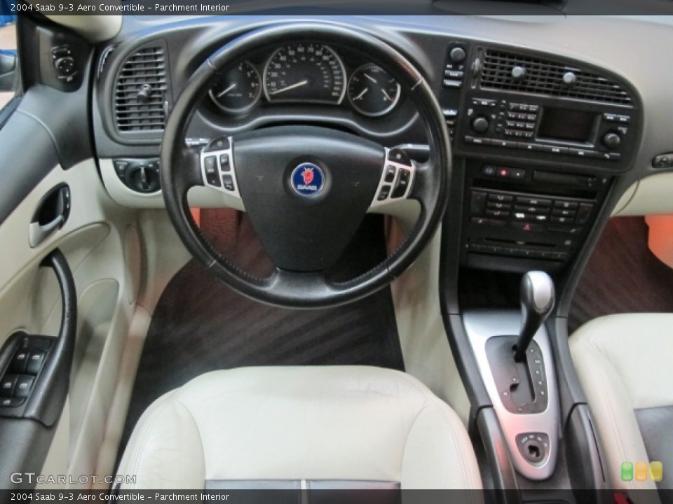 Parchment Interior Controls for the 2004 Saab 9-3 Aero Convertible #59928161