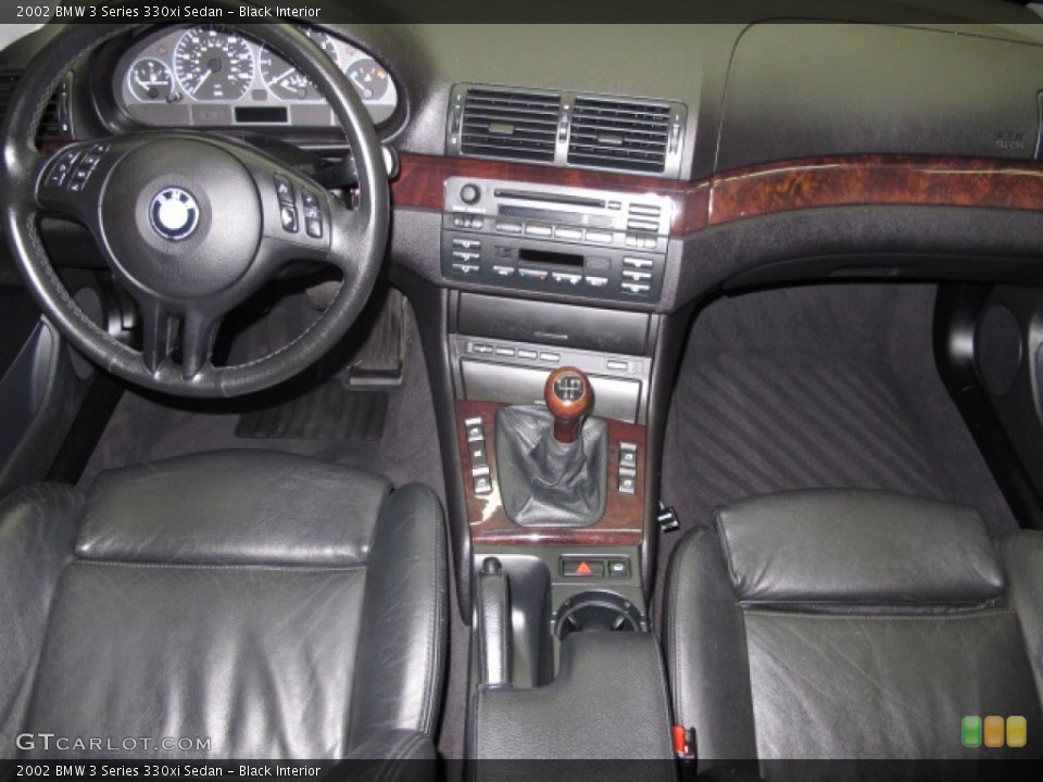 Black Interior Dashboard for the 2002 BMW 3 Series 330xi Sedan #59929466