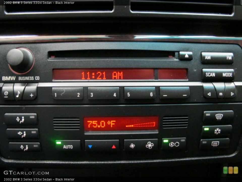 Black Interior Audio System for the 2002 BMW 3 Series 330xi Sedan #59929511