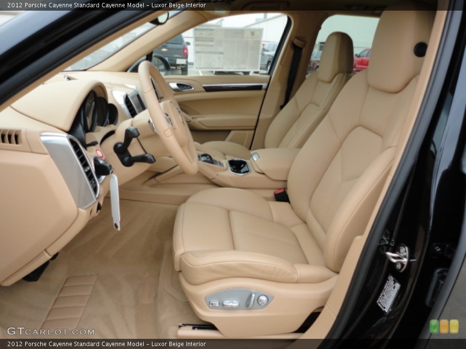 Luxor Beige Interior Front Seat for the 2012 Porsche Cayenne  #59930994