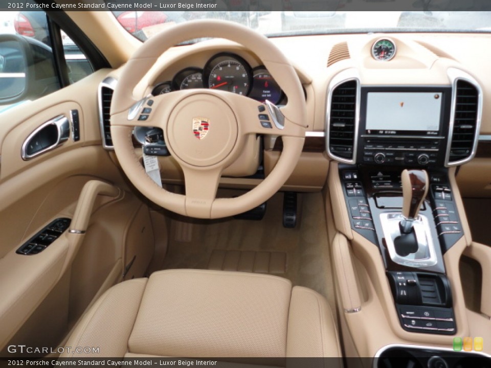 Luxor Beige Interior Dashboard for the 2012 Porsche Cayenne  #59931012