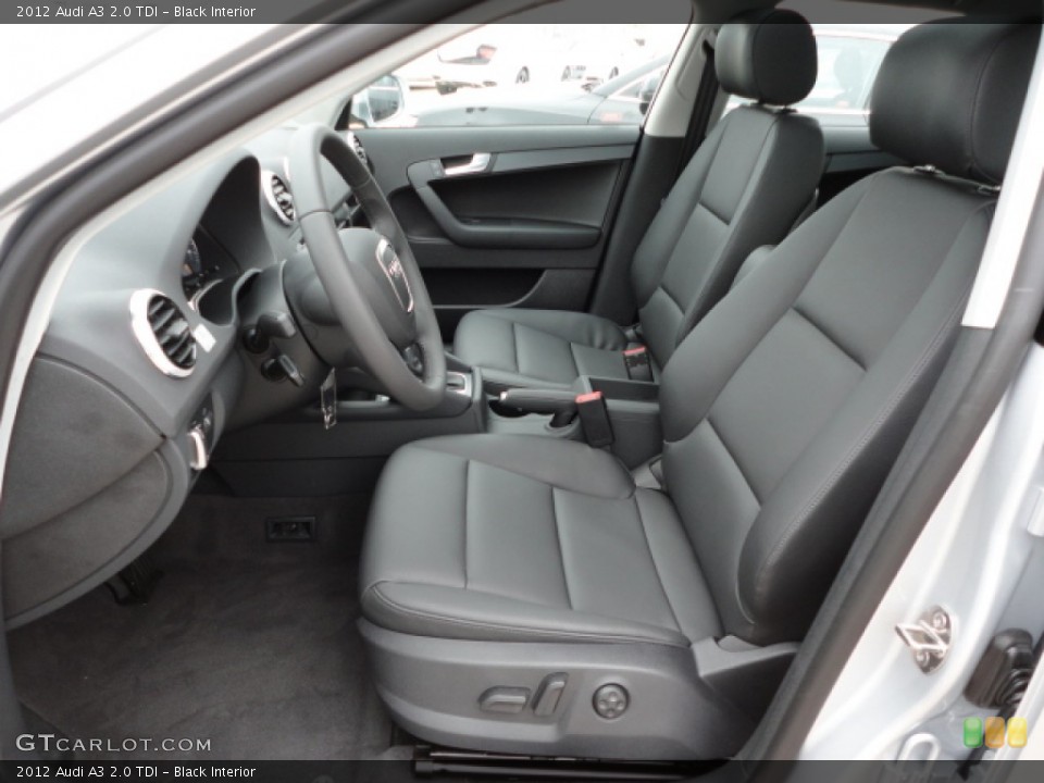 Black Interior Photo for the 2012 Audi A3 2.0 TDI #59931077