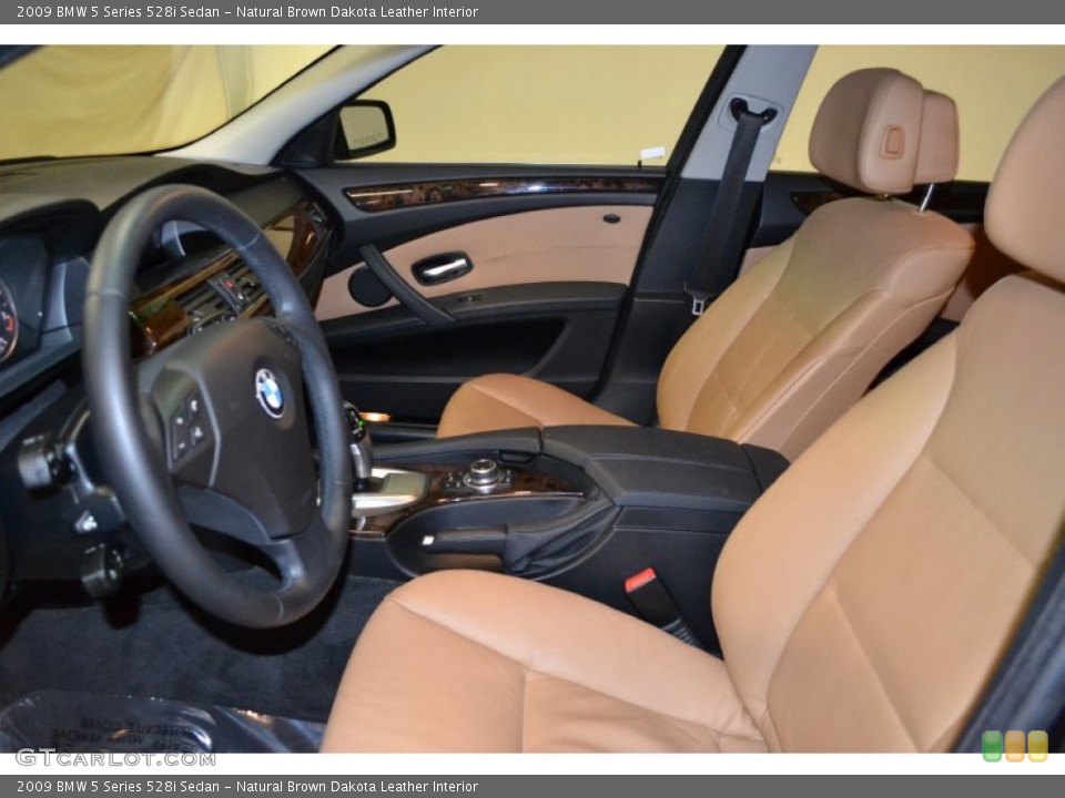 Natural Brown Dakota Leather Interior Photo for the 2009 BMW 5 Series 528i Sedan #59931611