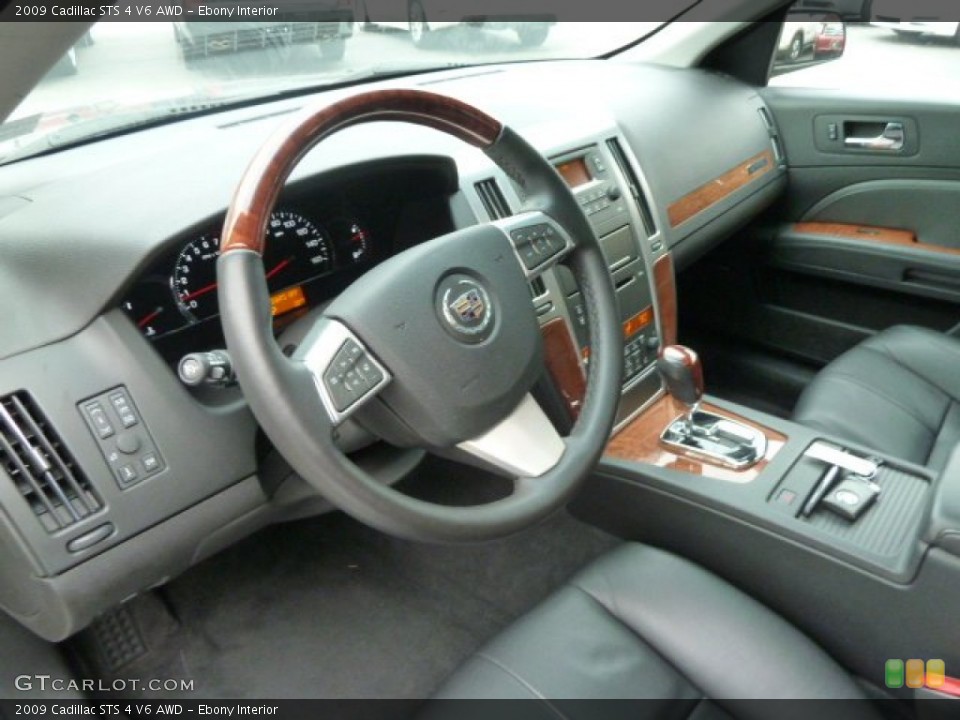 Ebony Interior Prime Interior for the 2009 Cadillac STS 4 V6 AWD #59932328
