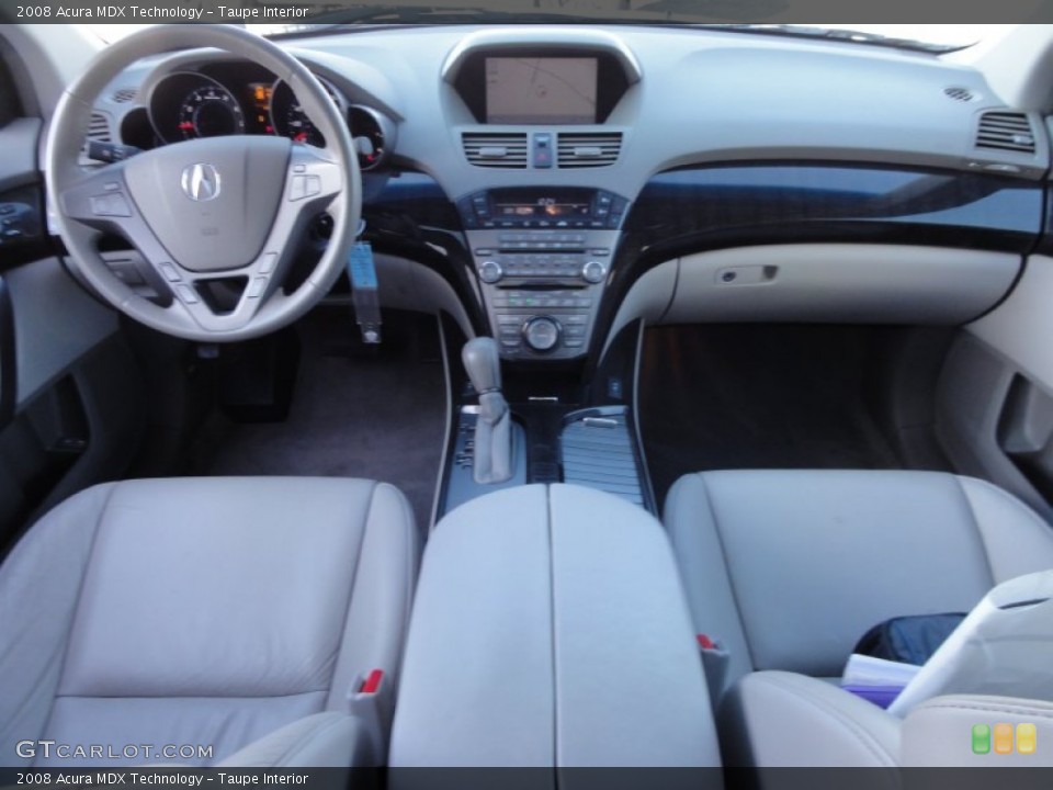 Taupe Interior Dashboard for the 2008 Acura MDX Technology #59933333