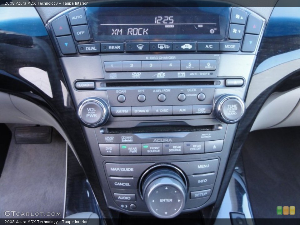 Taupe Interior Controls for the 2008 Acura MDX Technology #59933444