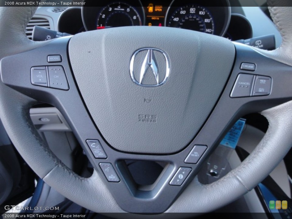 Taupe Interior Controls for the 2008 Acura MDX Technology #59933489