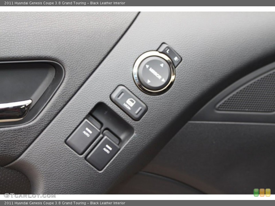 Black Leather Interior Controls for the 2011 Hyundai Genesis Coupe 3.8 Grand Touring #59933585