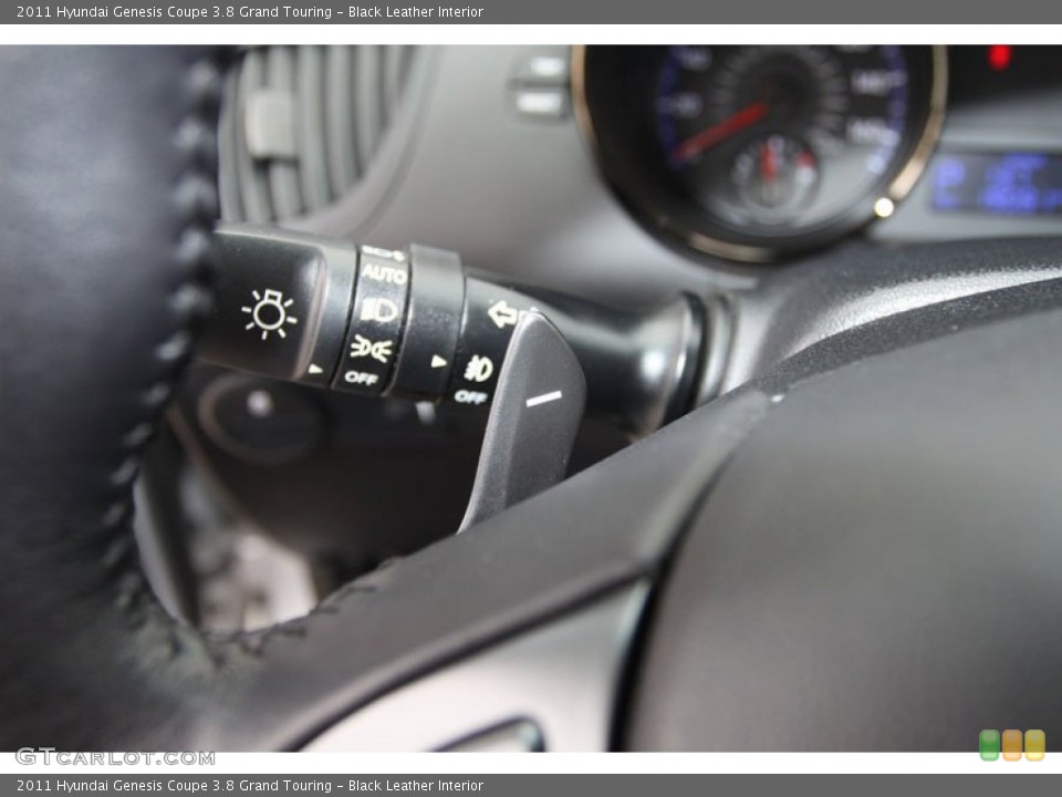 Black Leather Interior Controls for the 2011 Hyundai Genesis Coupe 3.8 Grand Touring #59933735