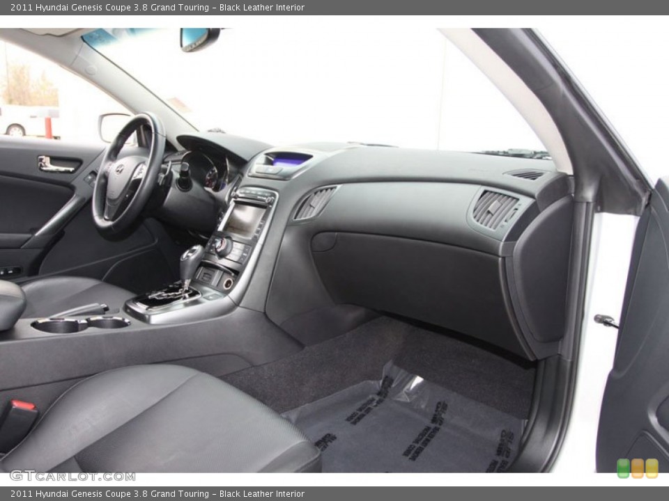 Black Leather Interior Dashboard for the 2011 Hyundai Genesis Coupe 3.8 Grand Touring #59933789