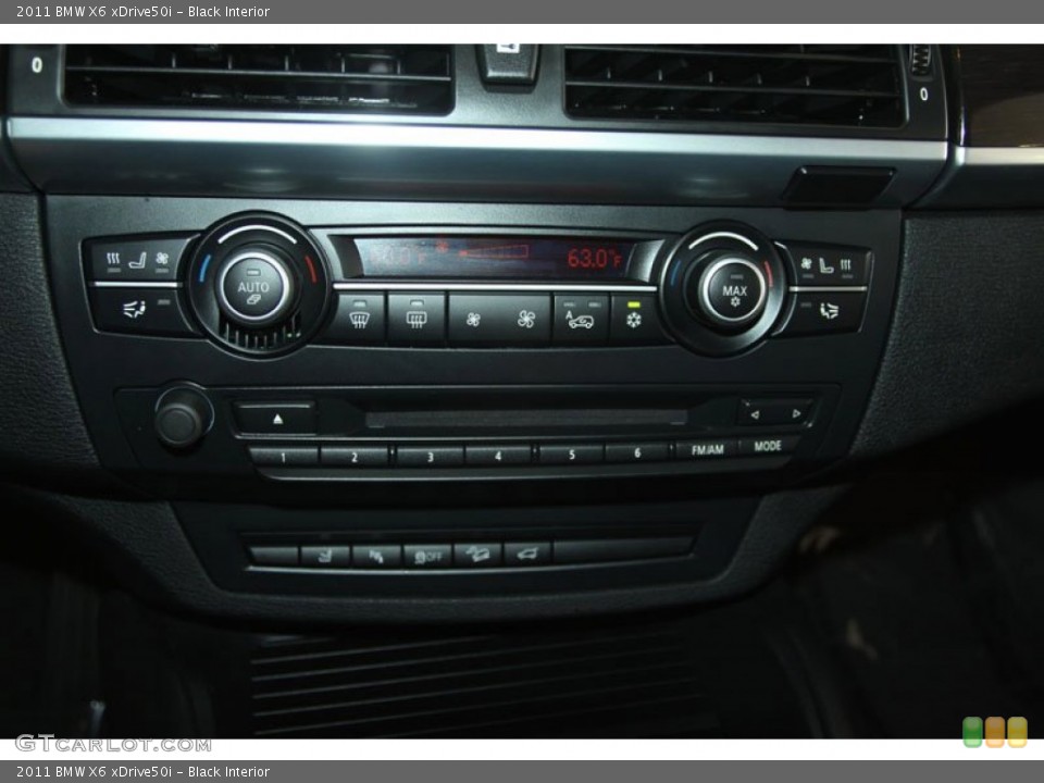 Black Interior Controls for the 2011 BMW X6 xDrive50i #59934068